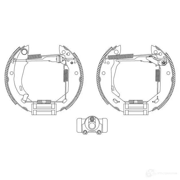 Тормозные колодки HELLA 28401 G9C4DSM R01 55 8DB 355 003-681 - Изображение 1