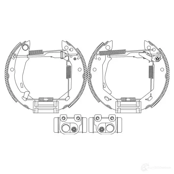 Тормозные колодки HELLA 8DB 355 003-671 28400 R01 50 EU7DVN - Изображение 1