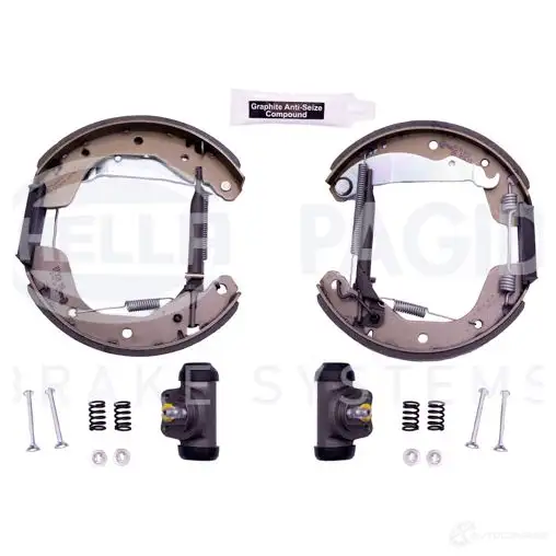 Тормозные колодки HELLA 02C0WL R061 0 8DB 355 004-191 28452 изображение 1