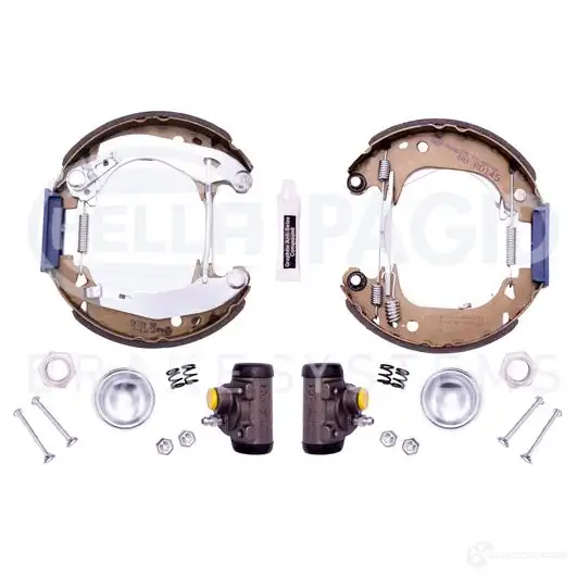 Тормозные колодки HELLA R 0145 28399 T493EX 8DB 355 003-661 изображение 1