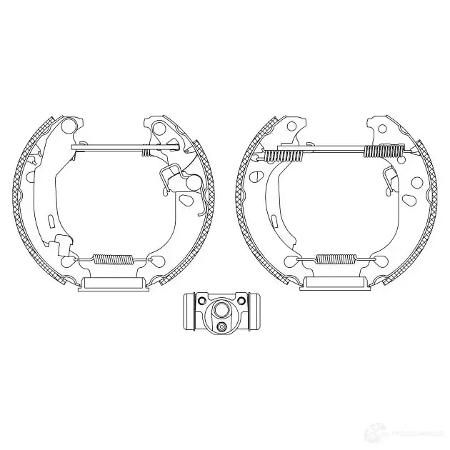 Тормозные колодки HELLA R121 0 D5UBNW 8DB 355 004-891 28522 - Изображение 1