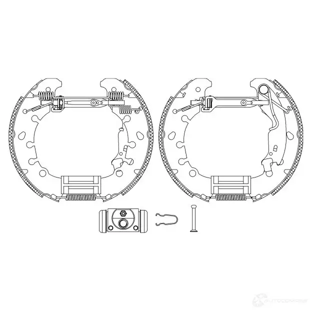 Тормозные колодки HELLA 8DB 355 005-181 HSXL8GR R130 9 28550 изображение 1