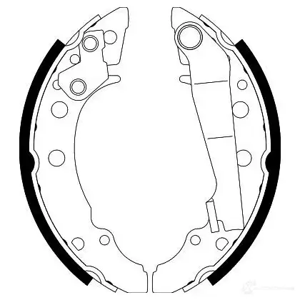 Тормозные колодки HELLA 8DB 355 000-111 H 1068 KF8J2N 28051 - Изображение 1