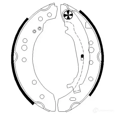 Тормозные колодки HELLA GYZQQH 28067 H168 8 8DB 355 000-271