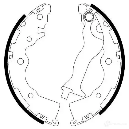 Тормозные колодки HELLA 28068 BZHY4L3 8DB 355 000-281 H1 689 - Изображение 1