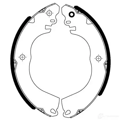 Тормозные колодки HELLA 1193334628 8DB 355 022-301 H182 7 NWO610 изображение 0