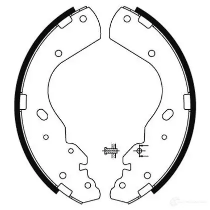 Тормозные колодки HELLA JQ89R 8DB 355 002-851 H97 75 28319 изображение 0