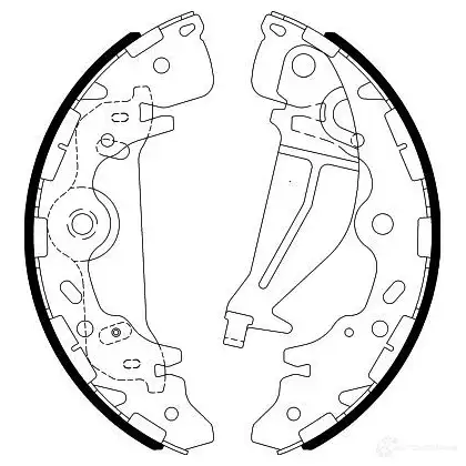 Тормозные колодки HELLA 28334 PUGVT 8DB 355 003-001 H9 880 - Изображение 1