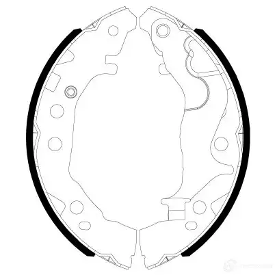 Тормозные колодки HELLA 1437484658 BBA XU9G 8DB 355 038-201 изображение 0