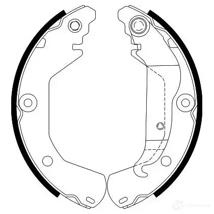 Тормозные колодки HELLA LONSQ9 H1 809 8DB 355 022-151 30151 - Изображение 1