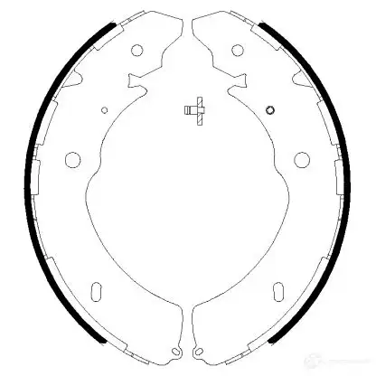 Тормозные колодки HELLA 1437485306 1SVE FP 8DB 355 038-031