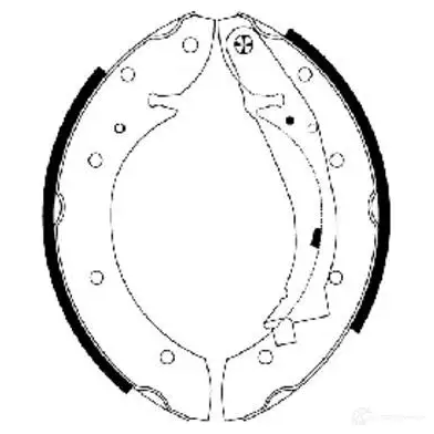 Тормозные колодки HELLA 28218 H90 75 CIY58E 8DB 355 001-831 изображение 0