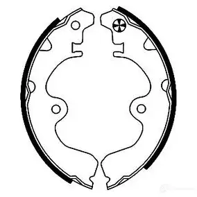 Тормозные колодки HELLA H 8890 8DB 355 001-561 UOSMT 28191 - Изображение 1