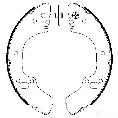 Тормозные колодки HELLA H97 60 8DB 355 002-831 28317 DN700MB