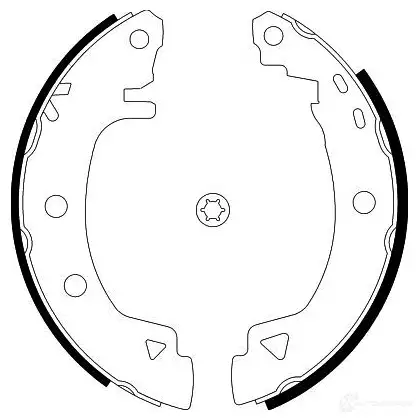 Тормозные колодки HELLA 8DB 355 001-061 H85 80 B7CWOEH 28142 изображение 0