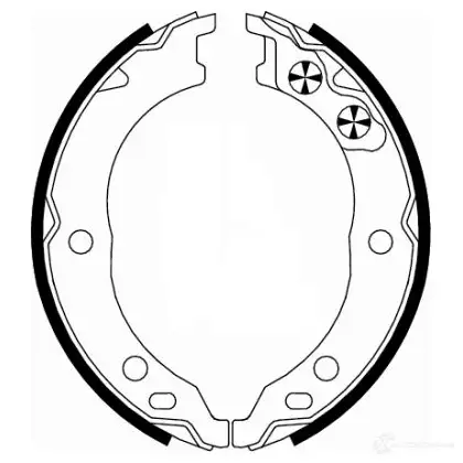Тормозные колодки ручника, комплект HELLA KWM3U H983 0 27990 8da355050671
