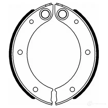Барабанные колодки HELLA 27939 QEXXDG8 H1 712 8DA 355 050-151 - Изображение 1