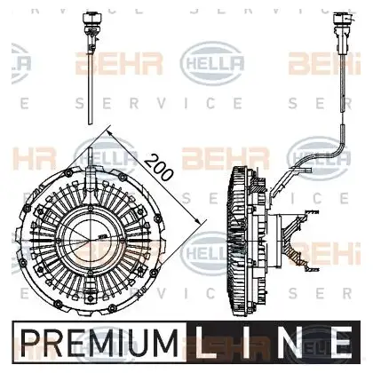 Вискомуфта HELLA BY5Y06 _BEHR HELLA SERVICE_ 50055 8mv376757111