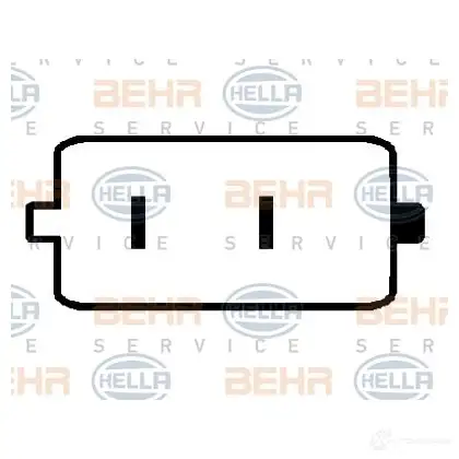 Компрессор кондиционера HELLA _BEHR HELLA SERVICE_ 40447 134I1I 8fk351113711 изображение 4