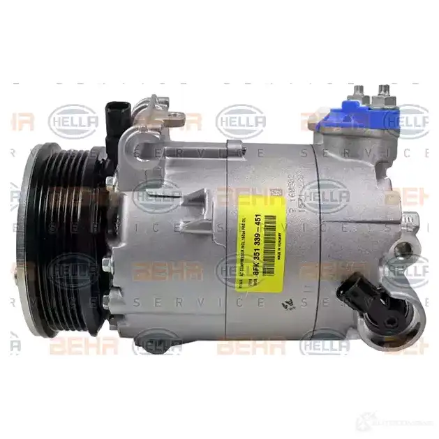 Компрессор кондиционера HELLA 8fk351339451 4045621515591 15 HHZ 41331 - Изображение 1