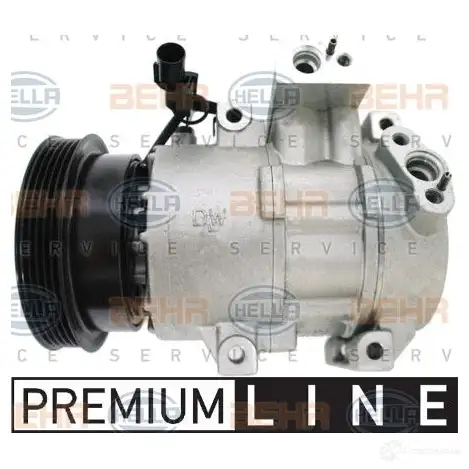 Компрессор кондиционера HELLA 41343 ILC42 8fk351340061 _BEHR HELLA SERVICE_ изображение 0