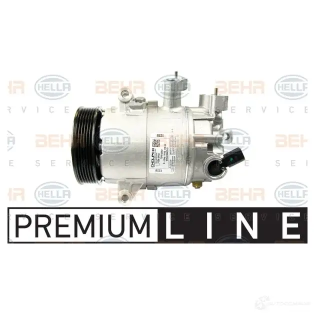 Компрессор кондиционера HELLA 7DO8M 40813 8fk351130131 _BEHR HELLA SERVICE_ - Изображение 1