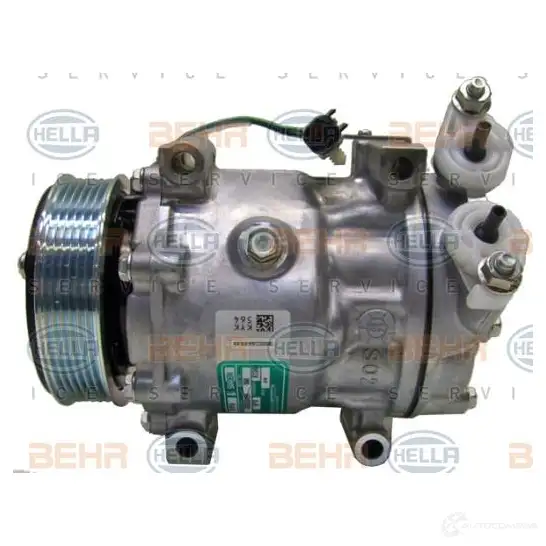 Компрессор кондиционера HELLA 8fk351002321 V9EXXX4 40118 _BEHR HELLA SERVICE_ изображение 2