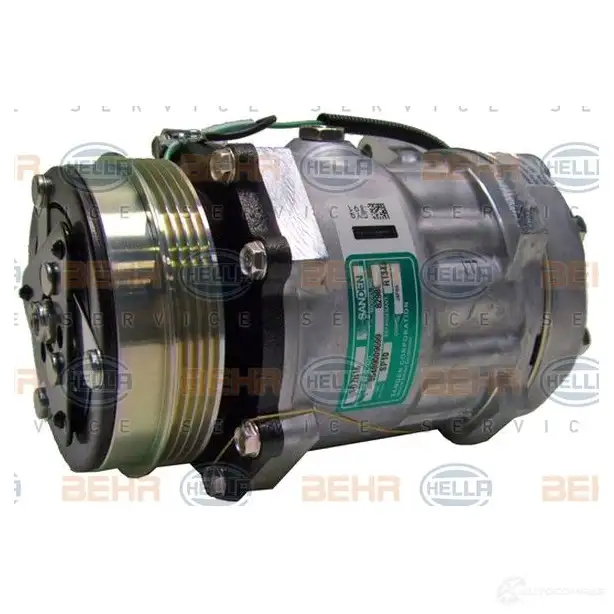 Компрессор кондиционера HELLA _BEHR HELLA SERVICE_ 24OPKEU 8fk351002491 40135 изображение 4