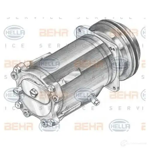 Компрессор кондиционера HELLA 8fk351108361 40295 HYNZ63 _BEHR HELLA SERVICE_ изображение 0