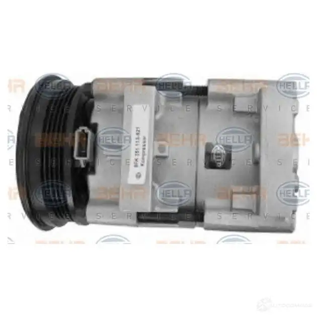 Компрессор кондиционера HELLA _BEHR HELLA SERVICE_ 40452 8fk351113821 27V12O изображение 3