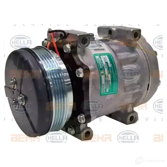 Компрессор кондиционера HELLA 8fk351128141 4045621516192 8XL1L 1J 40791 - Изображение 1