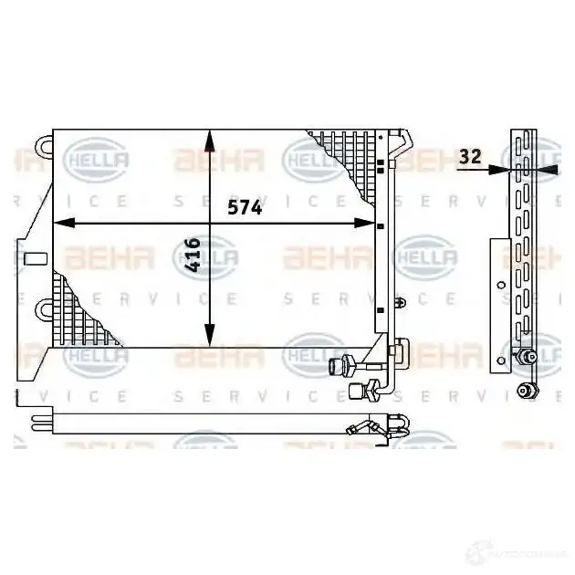 Радиатор кондиционера HELLA _BEHR HELLA SERVICE_ 39481 00PGI3H 8fc351317201