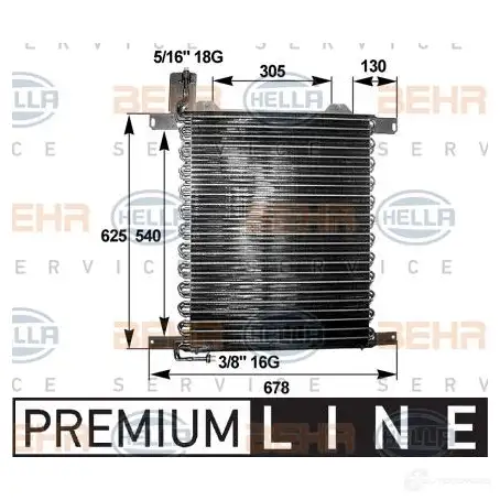Радиатор кондиционера HELLA 8fc351300031 38917 1PEGZ _BEHR HELLA SERVICE_