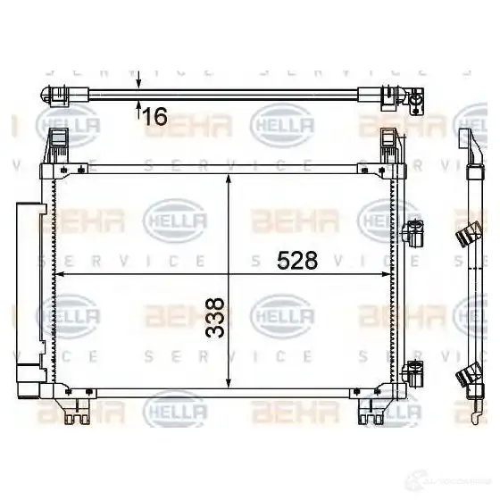 Радиатор кондиционера HELLA 39380 _BEHR HELLA SERVICE_ UJEV4N 8fc351307661