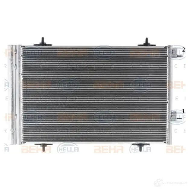 Радиатор кондиционера HELLA 99R6ES 39605 8fc351319441 _BEHR HELLA SERVICE_ - Изображение 1