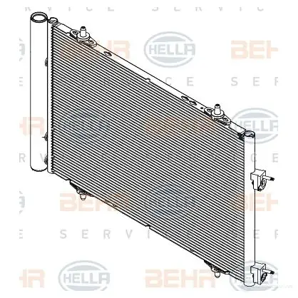 Радиатор кондиционера HELLA 4045621524746 8fc351004561 1424388264 LMF ISTT изображение 1