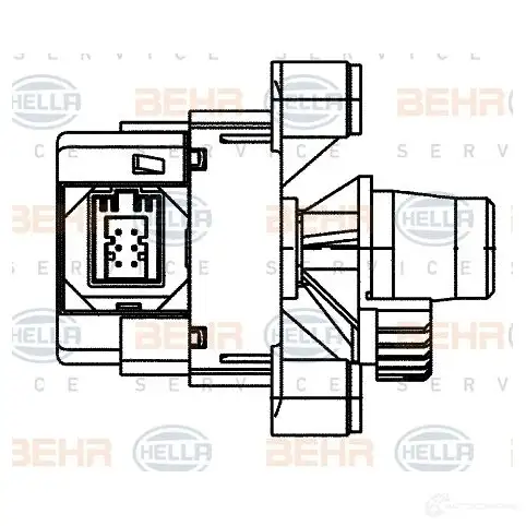 Сервопривод заслонки печки HELLA 6nw351345251 IJ2 LYY 4045621522605 1424704220 - Изображение 1