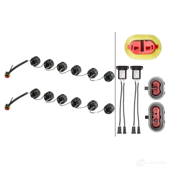 Комплект ходовых огней HELLA LEDayFlex 15651 E24 5852 2PT 010 458-731 - Изображение 1