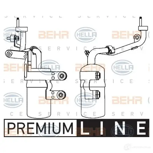 Осушитель кондиционера HELLA _BEHR HELLA SERVICE_ 8ft351335261 94KJV9 41771