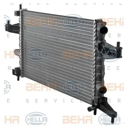 Радиатор охлаждения двигателя HELLA 45538 8mk376714344 M6OCBX _BEHR HELLA SERVICE_ изображение 3
