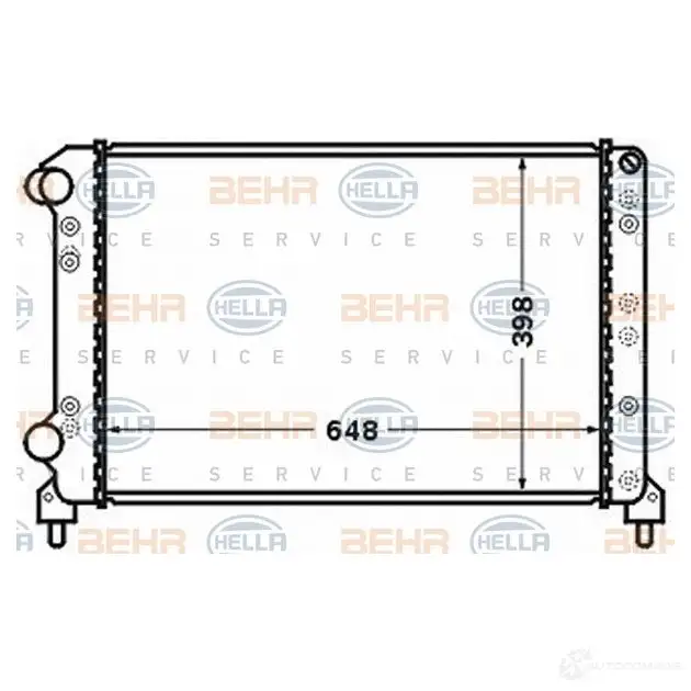 Радиатор охлаждения двигателя HELLA _BEHR HELLA SERVICE_ 46914 8mk376767691 6PIF69