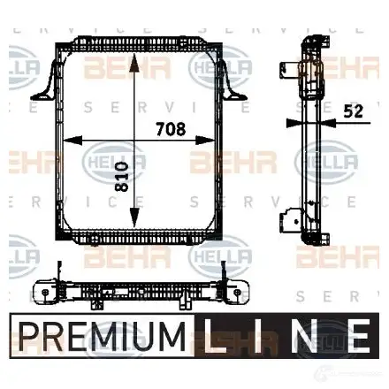 Радиатор охлаждения двигателя HELLA CPIUKOF _BEHR HELLA SERVICE_ 46159 8mk376721771