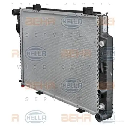 Радиатор охлаждения двигателя HELLA 8mk376711191 _BEHR HELLA SERVICE_ 45248 S7GGZ изображение 2