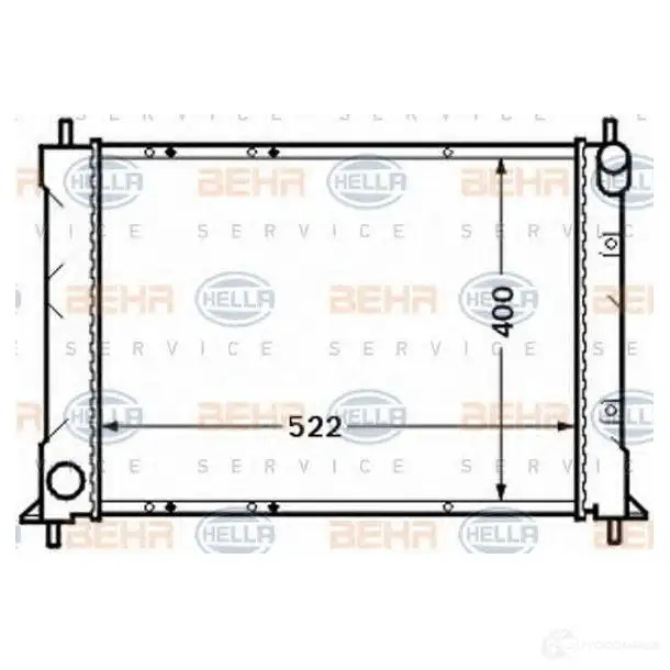 Радиатор охлаждения двигателя HELLA 47017 _BEHR HELLA SERVICE_ V6EGA 8mk376772201