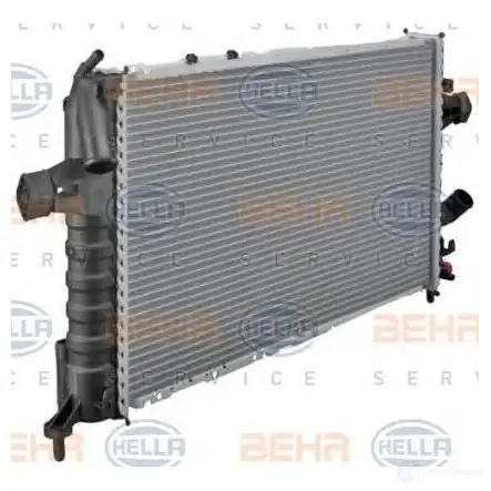 Радиатор охлаждения двигателя HELLA R9QZN 45372 8mk376712601 _BEHR HELLA SERVICE_ изображение 1