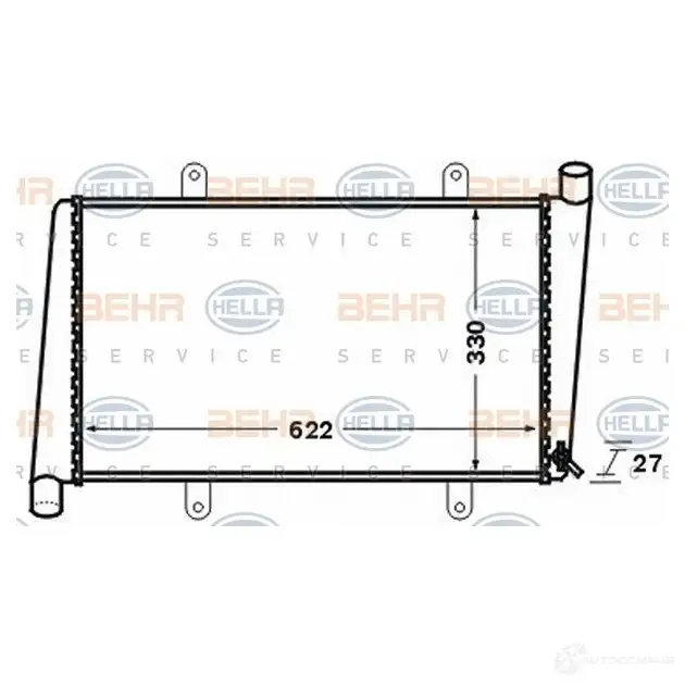 Радиатор охлаждения двигателя HELLA PBRP6 _BEHR HELLA SERVICE_ 8mk376774171 47066