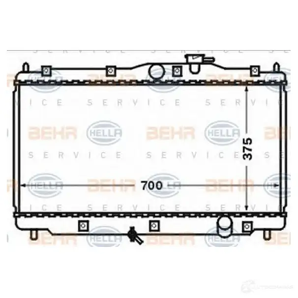 Радиатор охлаждения двигателя HELLA LHB8G _BEHR HELLA SERVICE_ 8mk376768231 46926 изображение 0