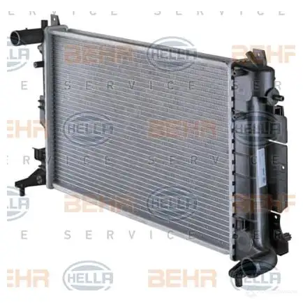 Радиатор охлаждения двигателя HELLA _BEHR HELLA SERVICE_ 8mk376720551 71S7SI 46058 изображение 5