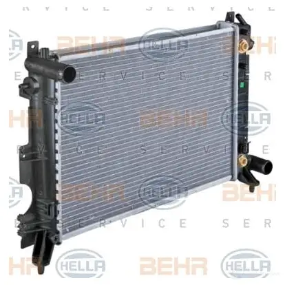 Радиатор охлаждения двигателя HELLA 46056 8mk376720531 AB4BW _BEHR HELLA SERVICE_ - Изображение 1