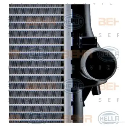 Радиатор охлаждения двигателя HELLA 45422 8mk376713134 _BEHR HELLA SERVICE_ VG87QI изображение 5